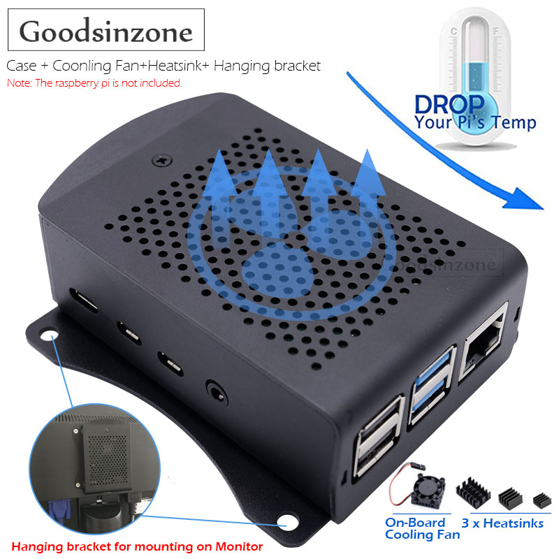 Raspberry pi 4モデルb冷却ファンヒートシンクキ - Argon One V3 M.2 Nvme Case のレビューと価格